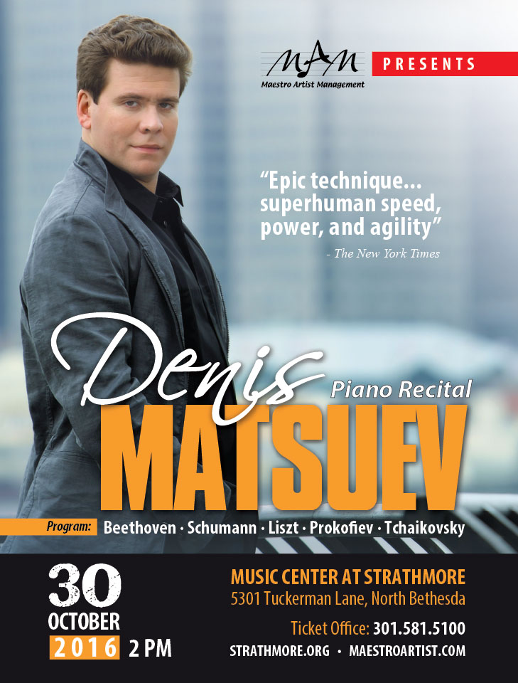 Denis Matsuev Concert Poster